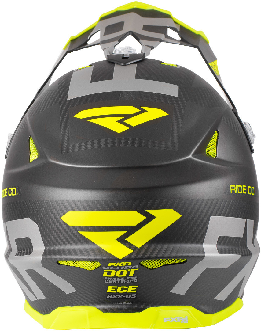 Side view of FXR Blade 2.0 Carbon Evo Motocross Helmet, Size XS for Men