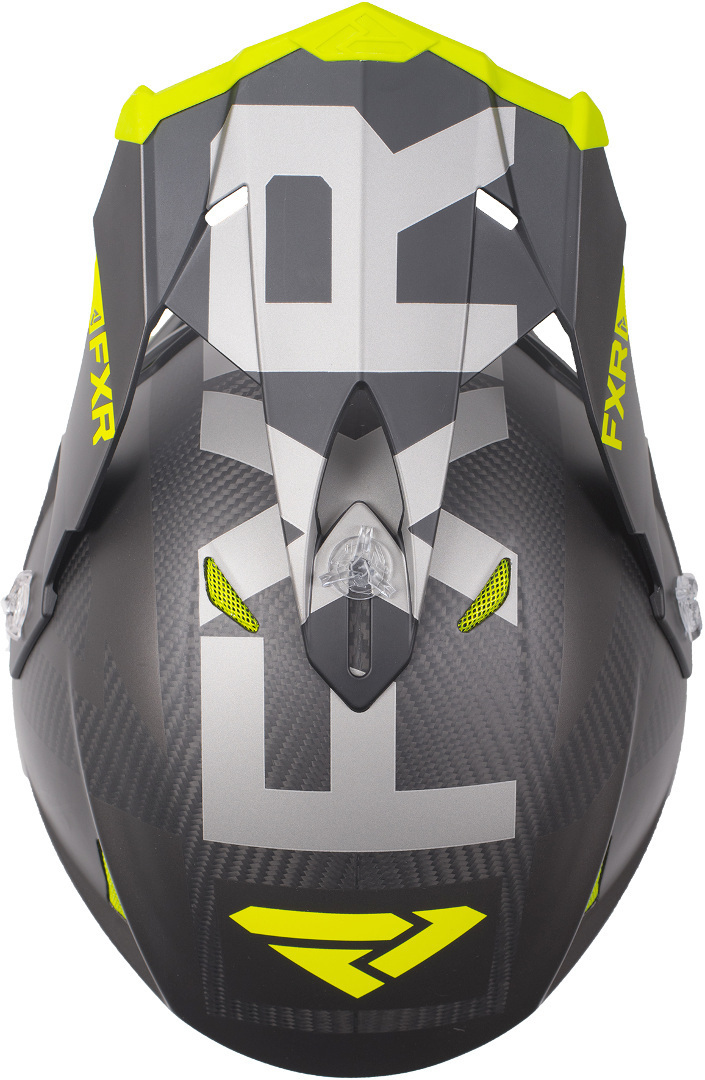 Side view of FXR Blade 2.0 Carbon Evo Motocross Helmet, Size XS for Men
