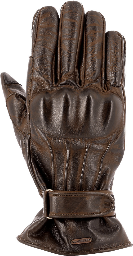 Overlap Croms Motorcycle Gloves, brown, Size XL, brown, Size XL