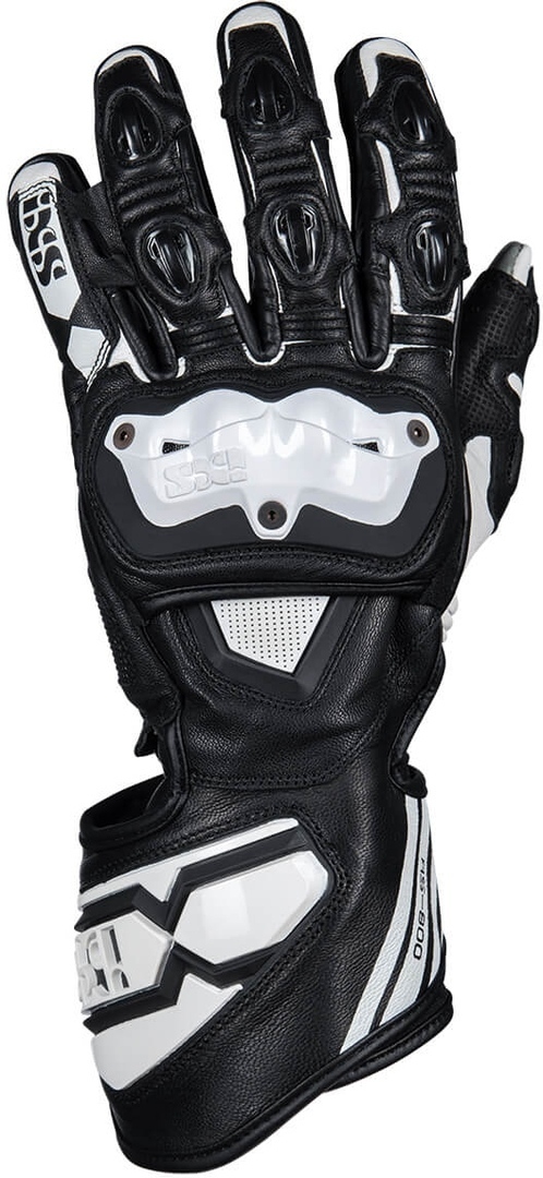 IXS Sport RS-800 Motorcycle Gloves, black-white, Size 2XL, black-white, Size 2XL