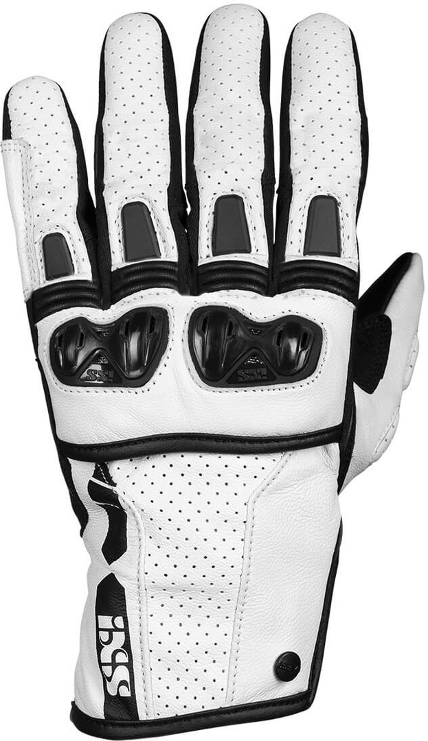 IXS Sport Talura 3.0 perforated Motorcycle Gloves, black-white, Size S, black-white, Size S