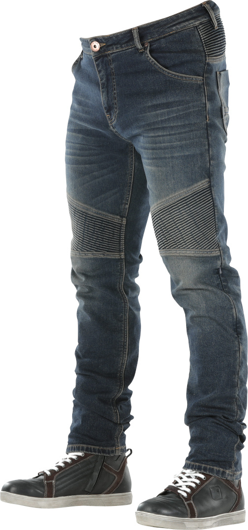 Overlap Castel Motorcycle Jeans, grey, Size 32, grey, Size 32