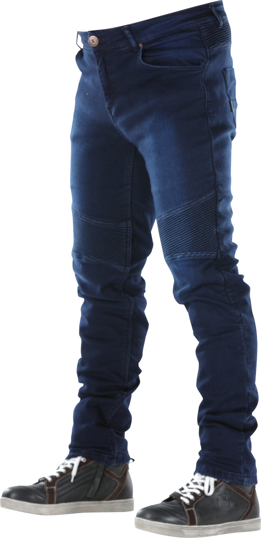 Overlap Castel Motorcycle Jeans, blue, Size 40, blue, Size 40