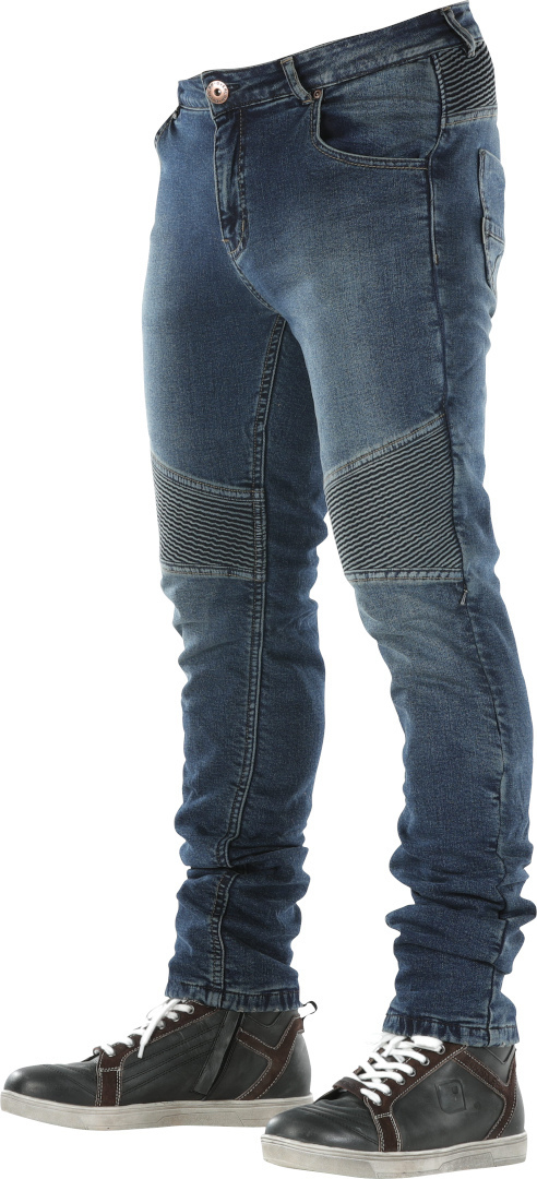 Overlap Castel Motorcycle Jeans, blue, Size 40, blue, Size 40