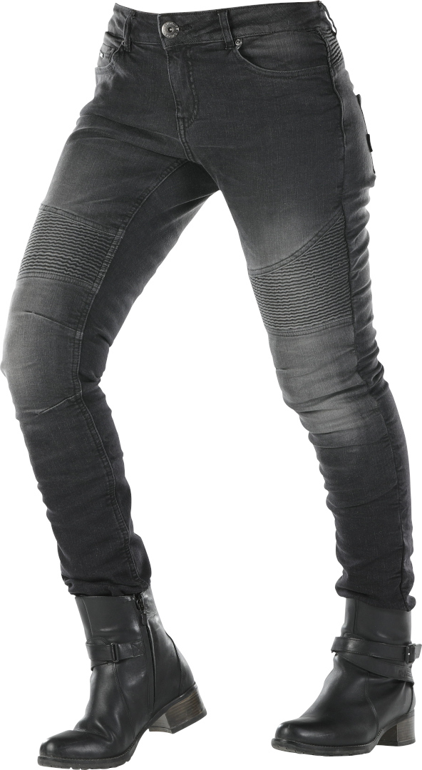 Overlap Imola Ladies Motorcycle Jeans, black, Size 26 for Women, black, Size 26 for Women