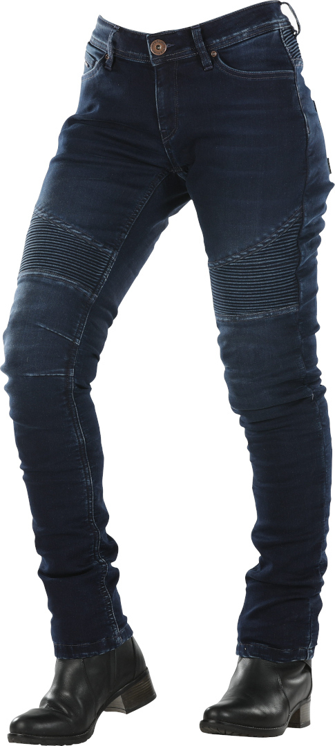 Overlap Imola Ladies Motorcycle Jeans, blue, Size 29 for Women, blue, Size 29 for Women