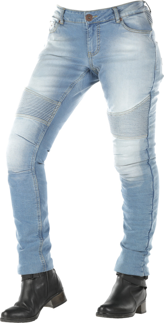 Overlap Imola Ladies Motorcycle Jeans, blue, Size 26 for Women, blue, Size 26 for Women