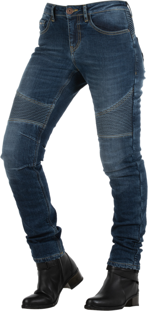 Overlap Imola Ladies Motorcycle Jeans, blue, Size 29 for Women, blue, Size 29 for Women