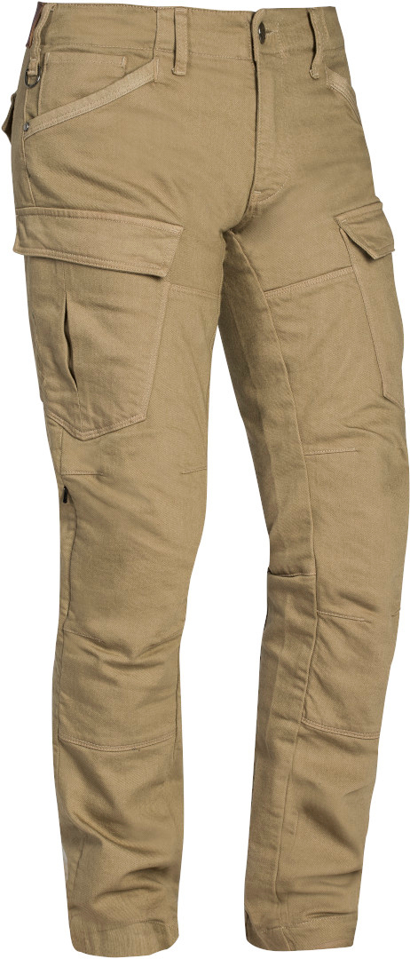 Ixon Cargo Motorcycle Textile Pants, beige, Size L, beige, Size L