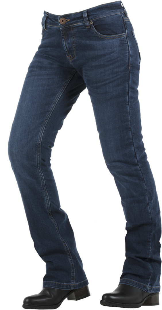 Overlap Donington Ladies Motorcycle Jeans, blue, Size 27 for Women, blue, Size 27 for Women