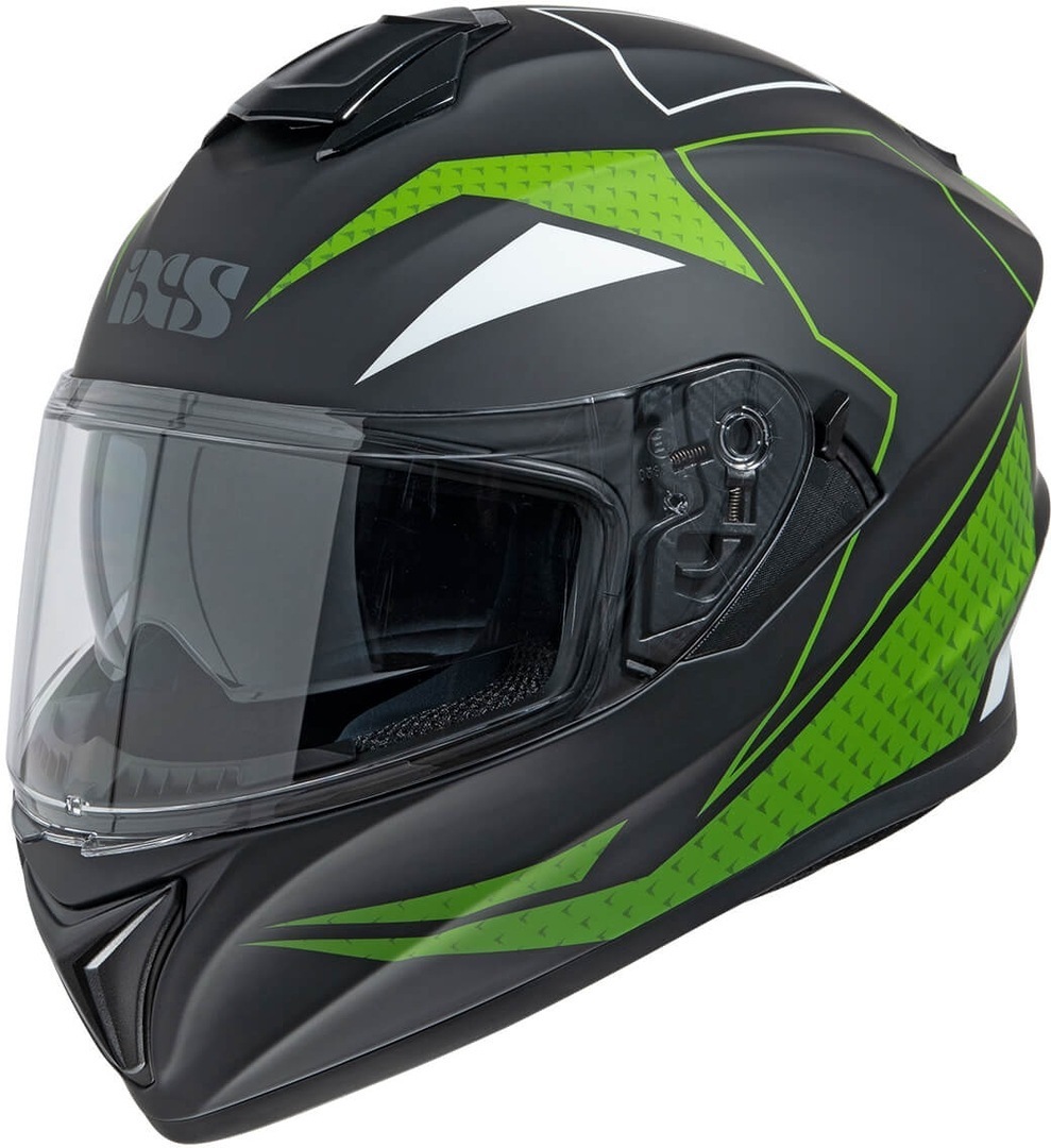 IXS 216 2.0 Helmet, black-green, Size S, black-green, Size S