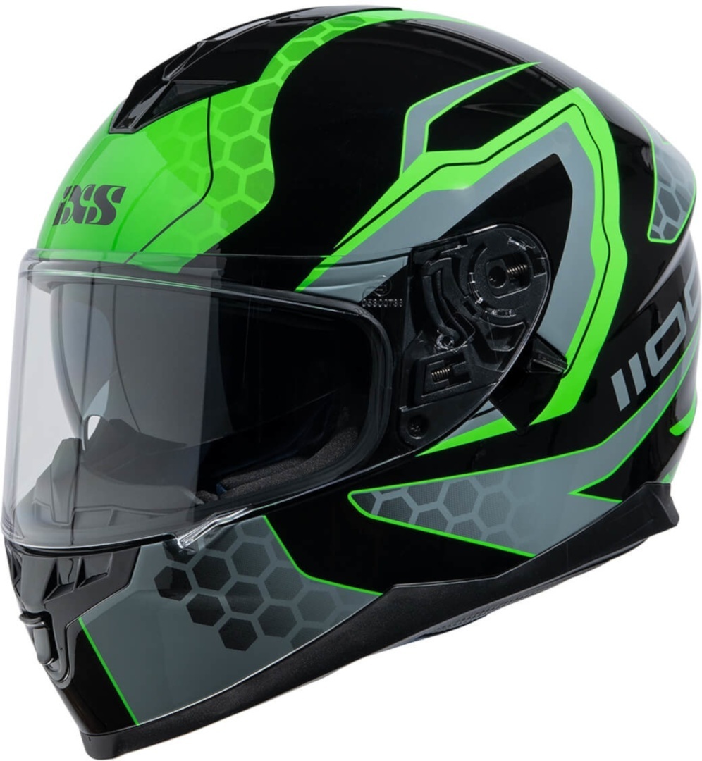 IXS 1100 2.2 Helmet, black-green, Size 2XL, black-green, Size 2XL