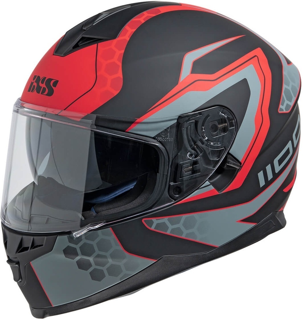 IXS 1100 2.2 Helmet, black-red, Size XL, black-red, Size XL