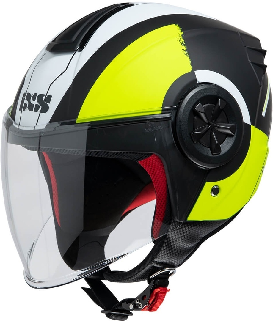 IXS 851 2.0 Jet Helmet, black-yellow, Size XS, black-yellow, Size XS