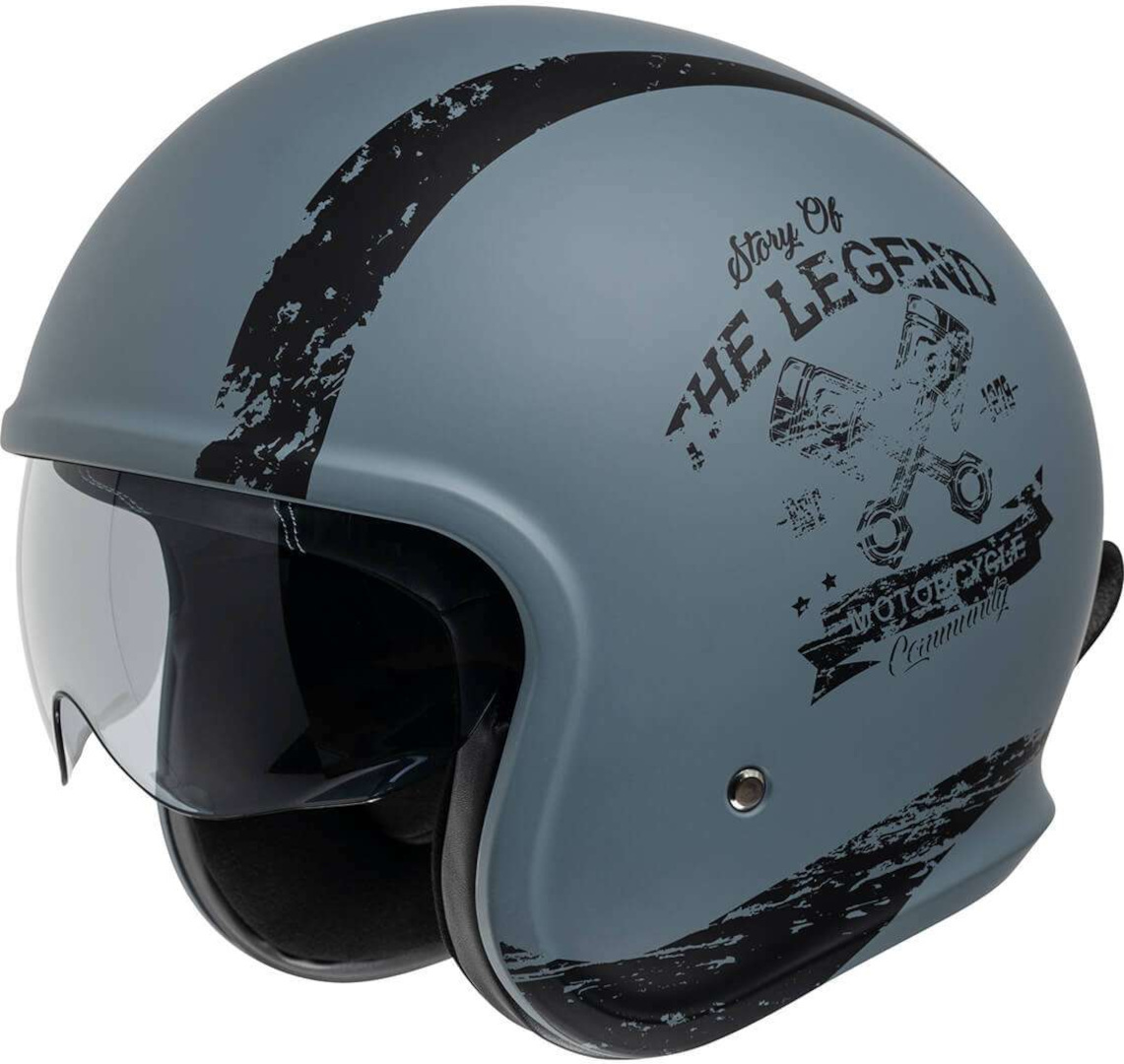 IXS 880 2.0 Jet Helmet, grey, Size XS, grey, Size XS