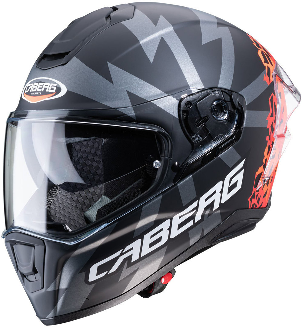 Caberg Drift Evo Storm Helmet, black-red, Size M, black-red, Size M