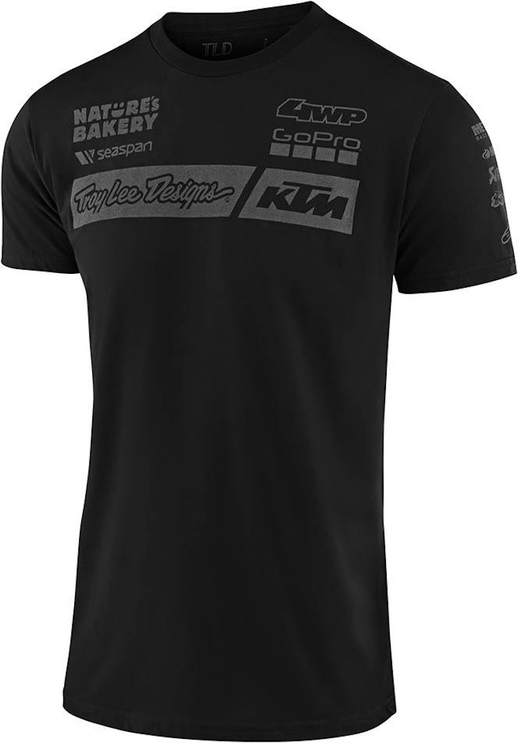 Image of Troy Lee Designs Team KTM T-Shirt per bambini, nero, dimensione S
