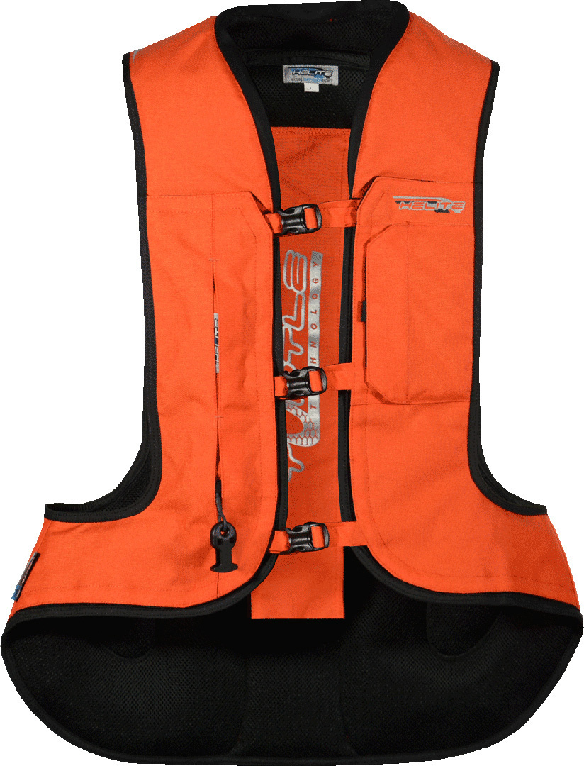 Helite Turtle 2.0 Airbag Vest, orange, Size XL, orange, Size XL