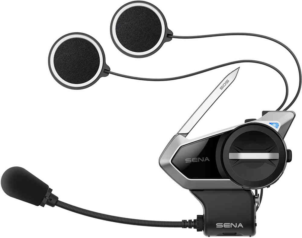 Sena 50S HD Motorcycle Bluetooth Communication System - Single Pack