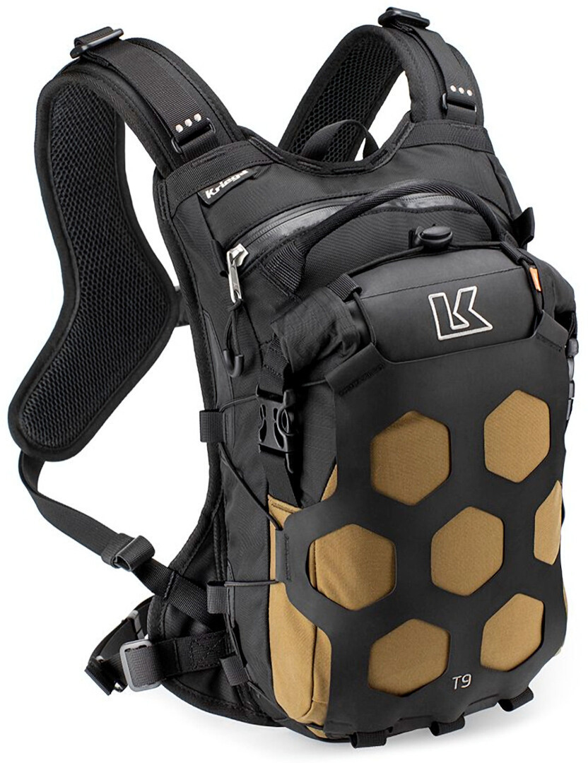 Kriega Trail 9 Мотоцикл рюкзак Песочный 