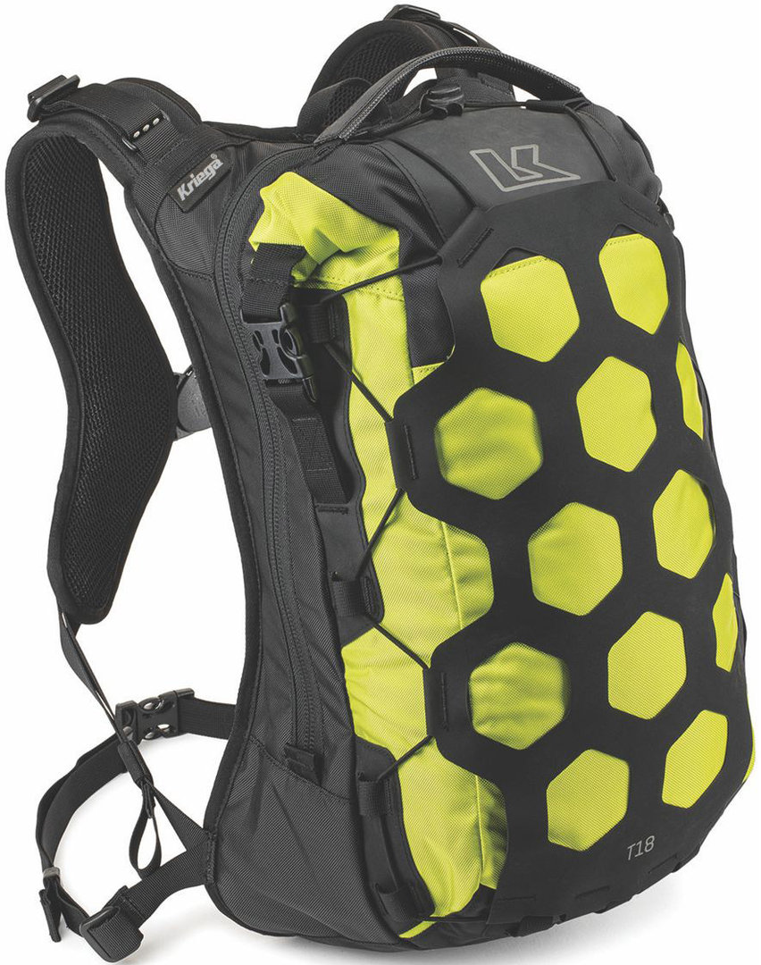 Kriega Trail 18 Motorcycle Backpack, yellow, yellow, Size One Size