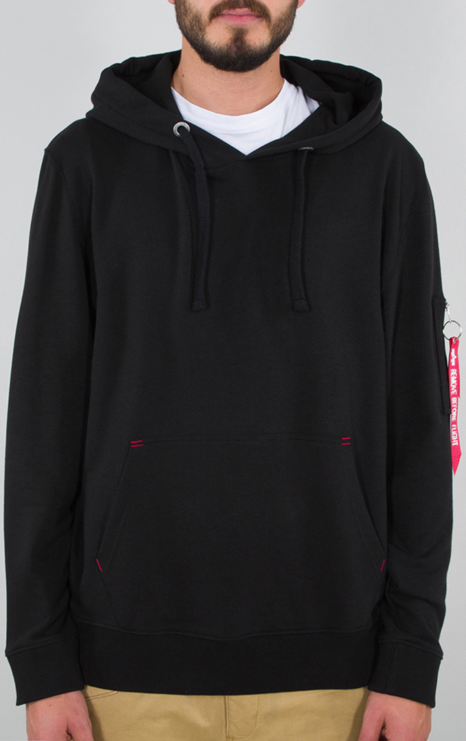 Alpha Industries RBF Latex Hoodie, svart, storlek L