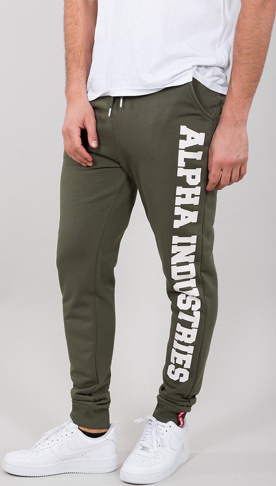 Alpha Industries Big letters pantalones de ejercicio para hombre