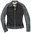 Black-Cafe London Johannesburg Damas de cuero de la motocicleta / chaqueta textil