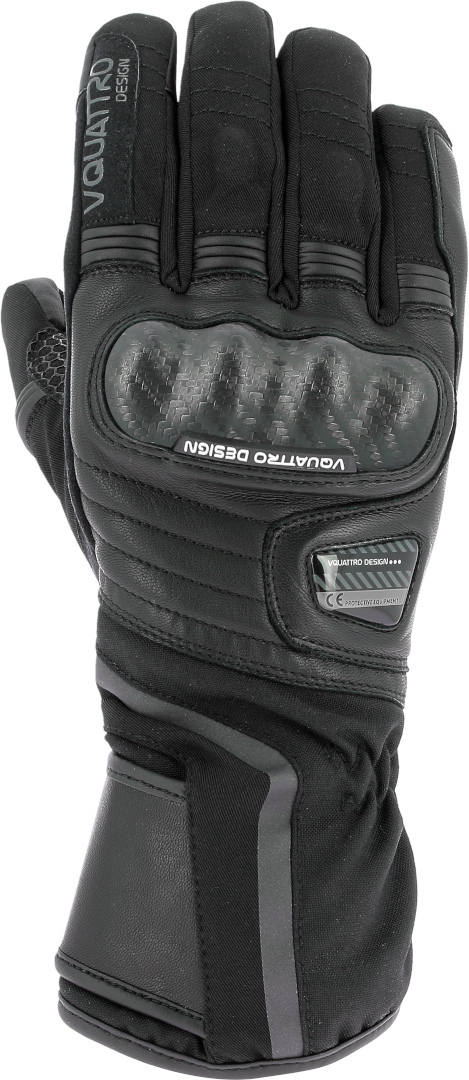 VQuattro Mugello Motorcycle Gloves, black, Size 2XL, black, Size 2XL
