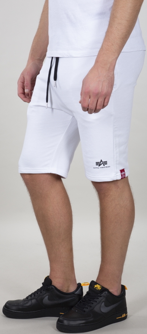 Alpha Industries Big Letters Shorts, white, Size XS for Men-image-268361053