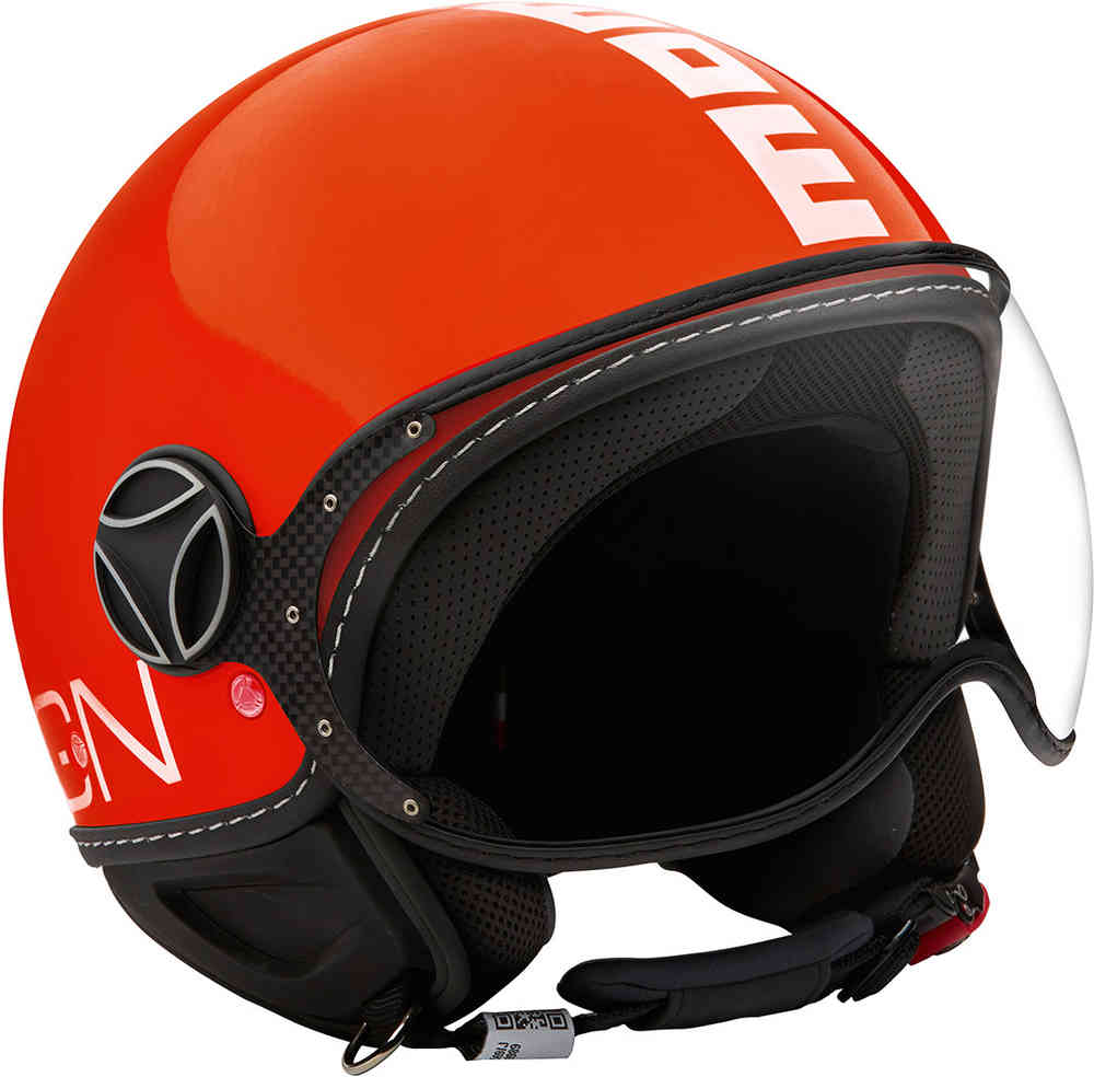 MOMO FGTR Classic Red/White Jet Helmet 제트 헬멧