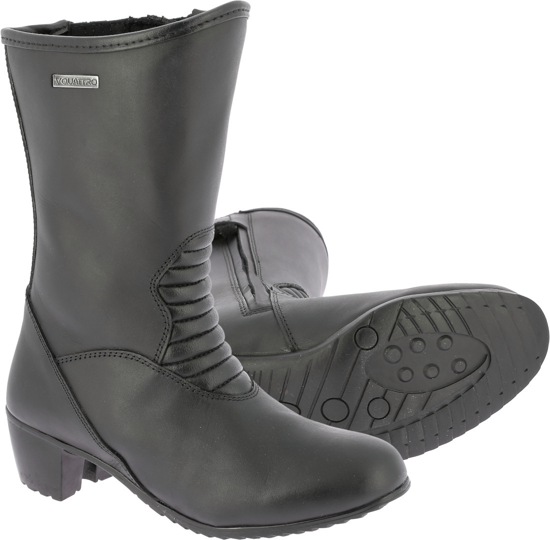 VQuattro GT Lady Ladies Motorcycle Boots, black, Size 36 for Women, black, Size 36 for Women