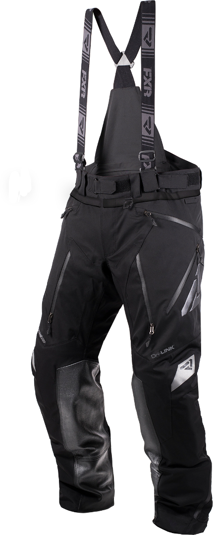 FXR Renegade SX Pro Bib Pants, black-grey, Size 2XL, black-grey, Size 2XL