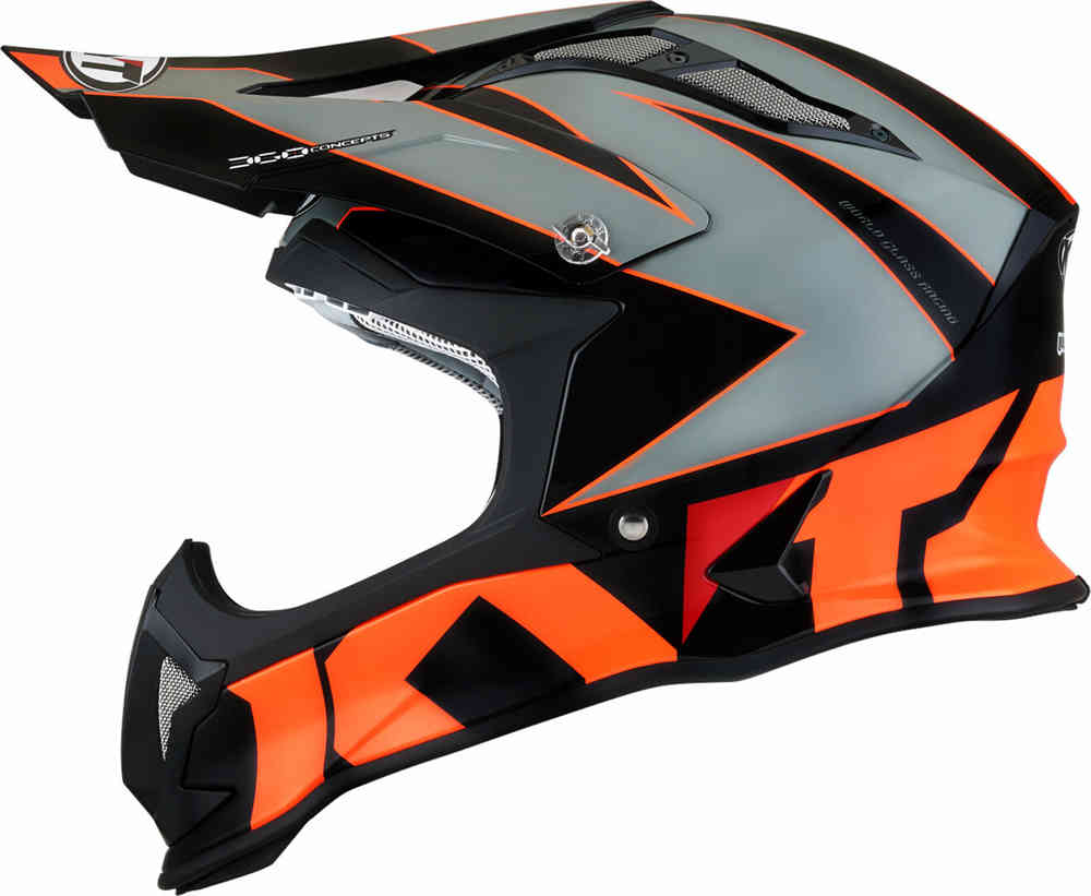 KYT Strike Eagle Blinking Casco de Motocross