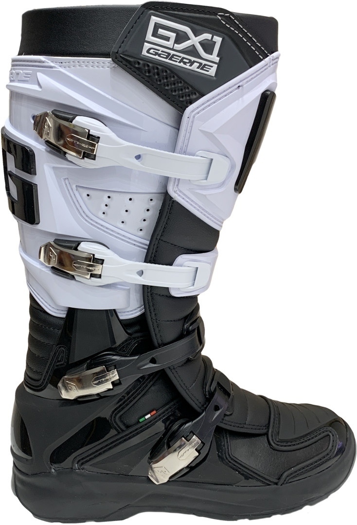 Side view of Gaerne GX-1 Evo 2020 Motocross Boots, black-white, Size 48 for Men