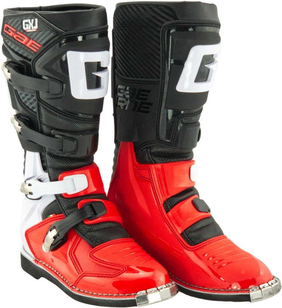 Gaerne GX-J Kids Motocross Boots, black-red, Size 36, black-red, Size 36