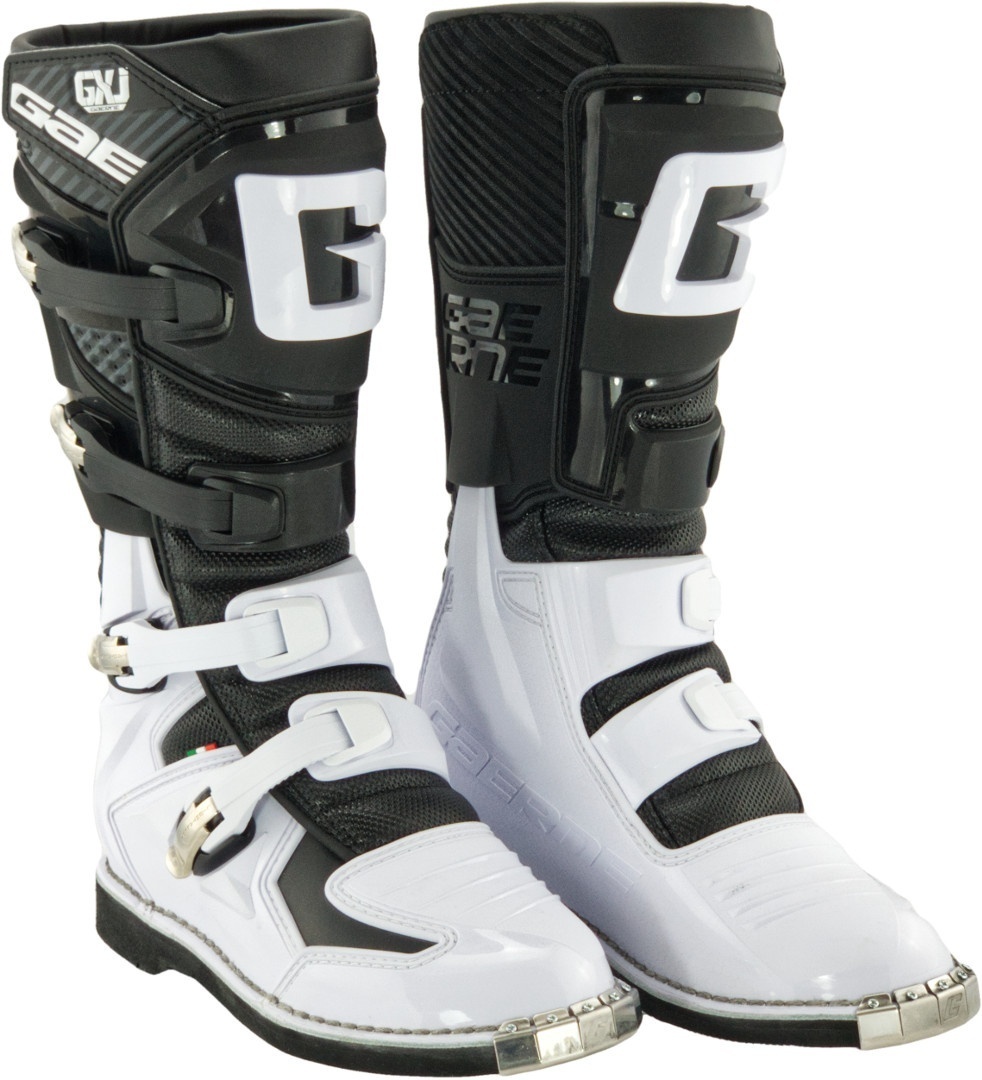 Gaerne GX-J Kids Motocross Boots, black-white, Size 33, black-white, Size 33
