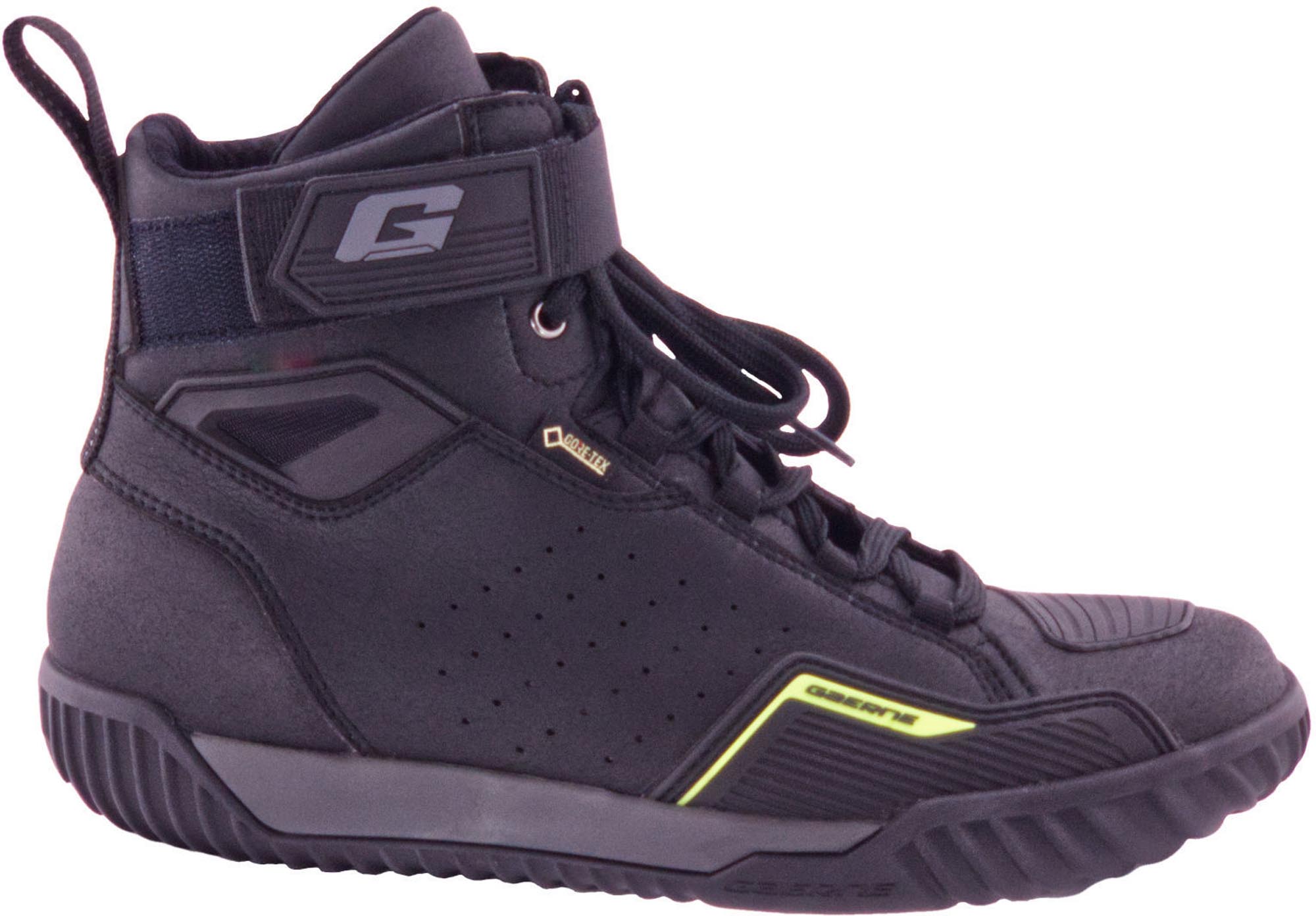 Side view of Gaerne Rocket Gore-Tex Motorcycle Shoes, black, Size 44 45 for Men