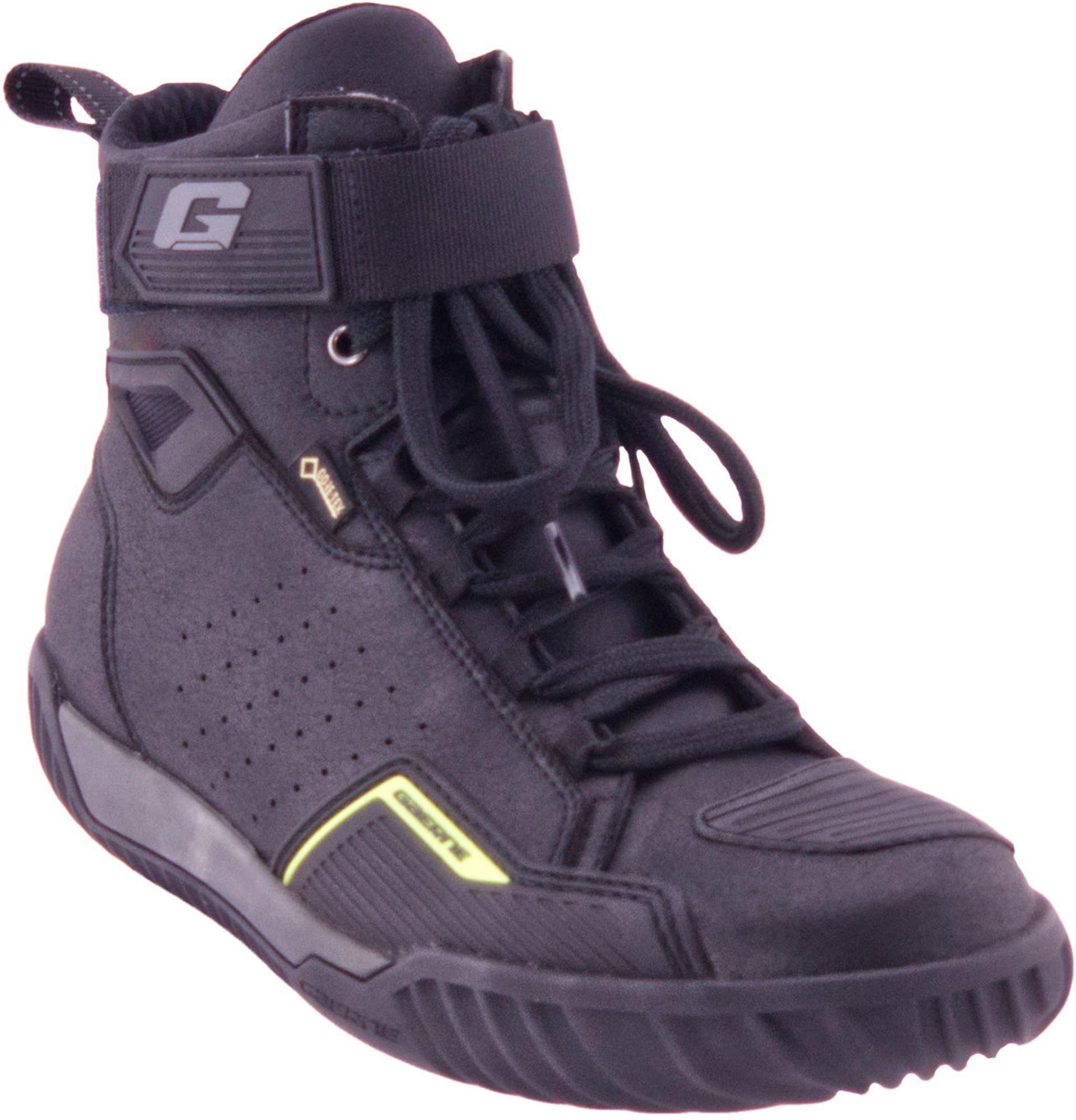 Side view of Gaerne Rocket Gore-Tex Motorcycle Shoes, black, Size 44 45 for Men