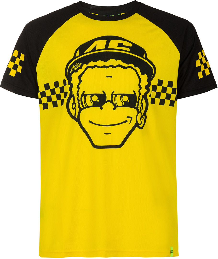 VR46 Cupolino T-Shirt, yellow, Size XS, yellow, Size XS