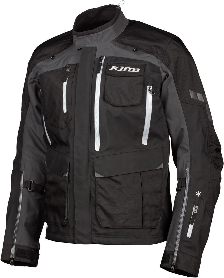 Klim Carlsbad Gore-Tex Motorcycle Textile Jacket, black, Size L, black, Size L