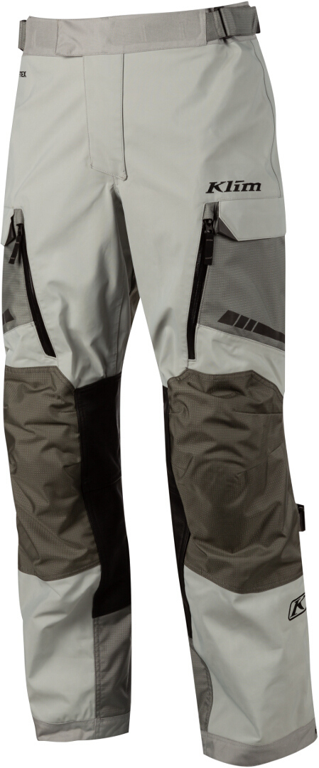 Klim Carlsbad Gore-Tex Motorcycle Textile Pants, grey, Size 30, grey, Size 30