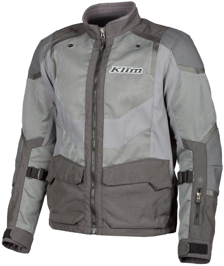 Klim Baja S4 Motorcycle Textile Jacket, grey, Size M, grey, Size M