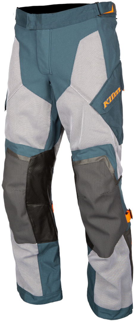 Klim Baja S4 Motorcykel tekstil bukser, blå-orange, størrelse 30