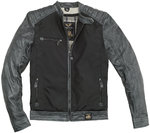 Black-Cafe London Johannesburg Chaqueta de cuero de la motocicleta / textil