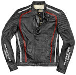 Black-Cafe London Seoul Chaqueta de cuero de motocicleta