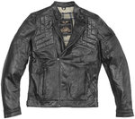 Black-Cafe London Philadelphia Motorcycle Leather Jacket