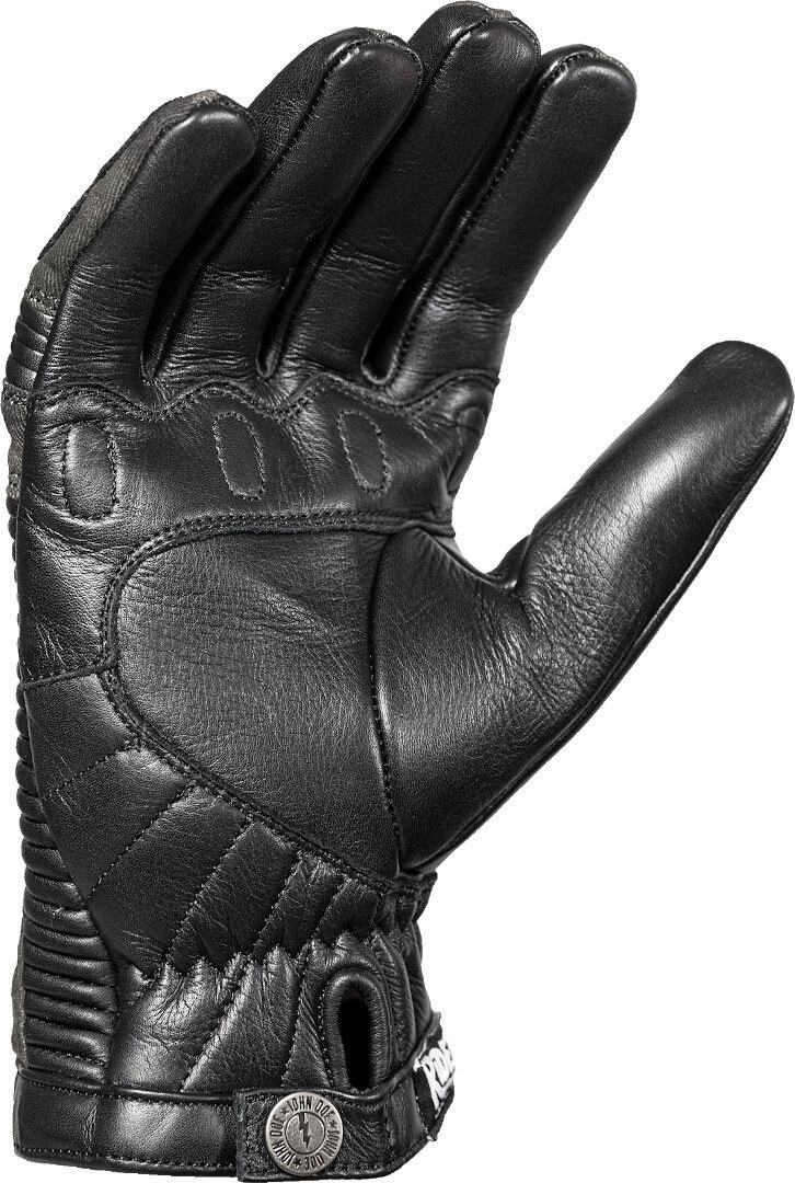 Photos - Motorcycle Gloves John Doe Durango , black-green-multicolored, Size S for Men 