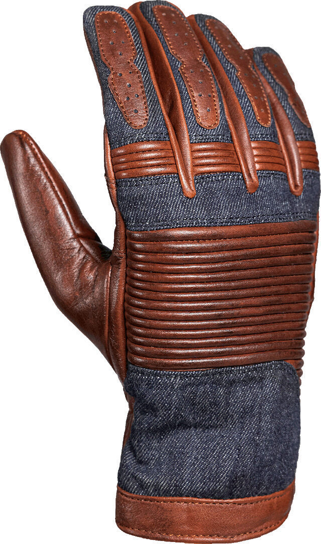 John Doe Durango Motorcycle Gloves, blue-brown, Size XS, blue-brown, Size XS
