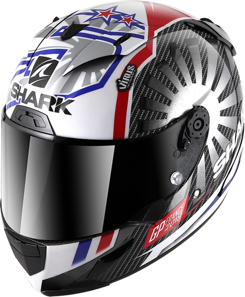 Shark Race-R Pro Carbon Replica Zarco GP France 2019 Kask